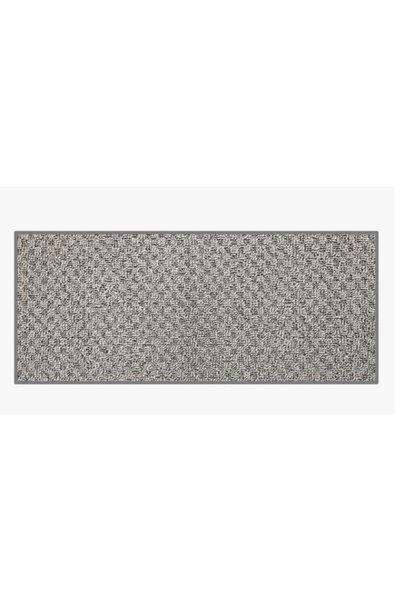 OEM Grey Patterned Rug Runner 130 x 80 cm