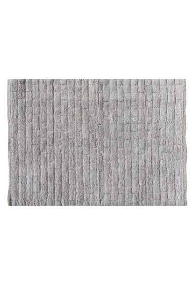 OEM Grey Winter Decorative Mat with Embossed Brick Pattern 100 x 70 cm