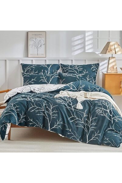 GENERAL Tokokimo Queen Size Duvet Cover, 3-Piece 1000TC Ultra Soft Microfiber...