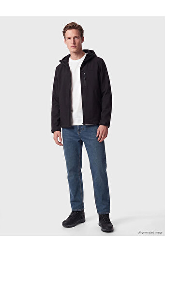 LC Waikiki Lcwaikiki Classic Hooded Water Repellent Men's Softshell Jacket