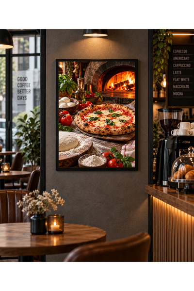Miutic Print Studio Tablou decorativ „Făcută cu pasiune”, Tablou premium cu p...