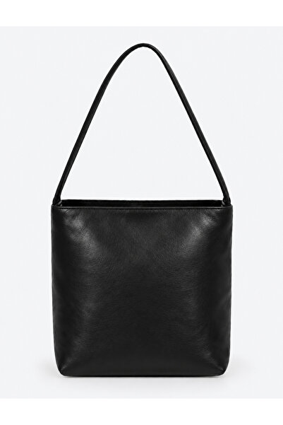 fubileather Women's Genuine Leather Shoulder Bag – Minimal Design, Casual, Large Size