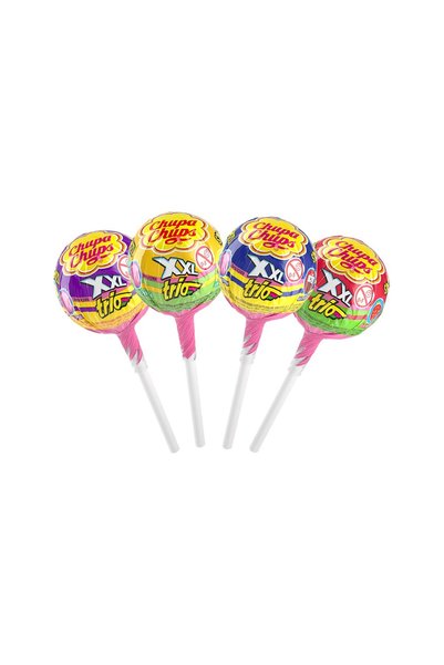Chupa Chups Trio Lolipop Şeker 50x29g Sakızlı 4 Çeşit - 2 Adet