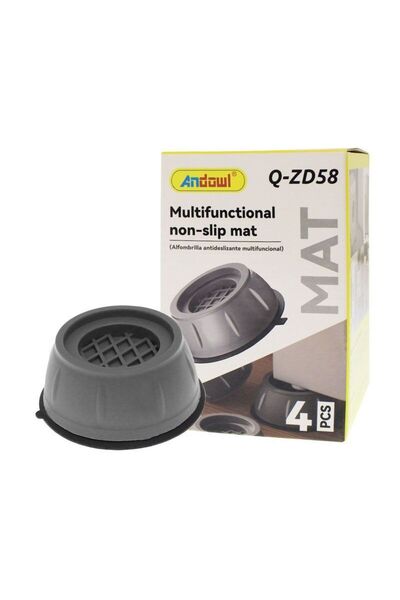 OEM Andowl Q-ZD58 Αντικραδασμικά Πέλματα Πλυντηρίου/Στεγνωτηρίου από Πλαστικό...