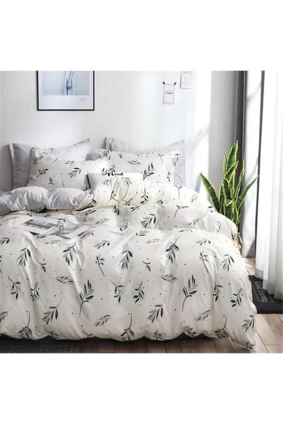GOLDEN HOME طقم أغطية سرير مقاس كينج/مقاس فردي، غطاء لحاف، غطاء وسادة، 6 قطع،...