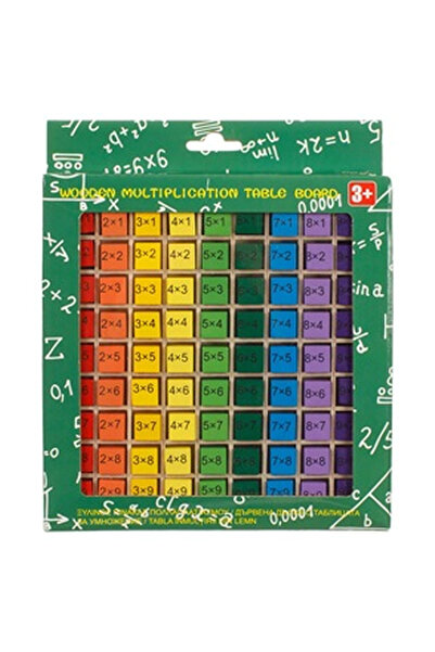 OEM Tabla Inmultirii din Lemn 19x19cm