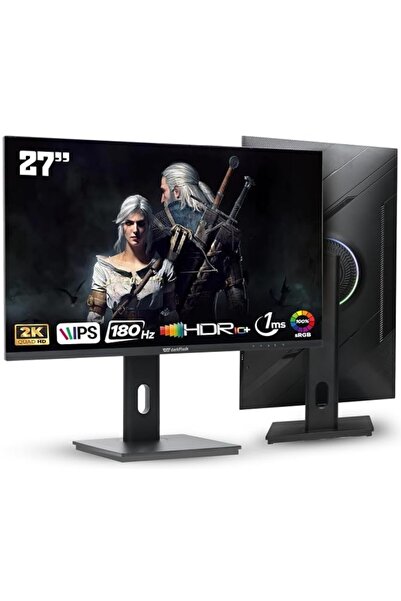 Dark Flash شاشة ألعاب دارك فلاش S275QG مقاس 27 بوصة بدقة 2K IPS وتردد 180 هرت...