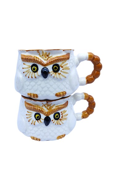 sharp&art Relief Pattern 15 Different Models 2-Piece Mug, Hand-Crafted, 2D 36...