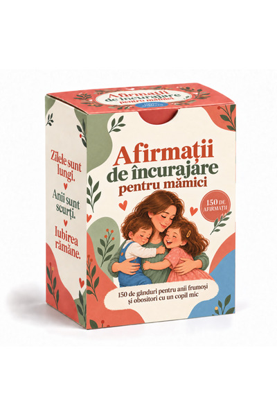 Legendary Gifts Afirmații de încurajare pentru mămici - 150 de cartonașe ilus...
