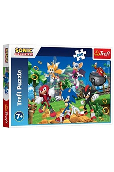 OEM Пъзел Sonic в бойна поза (200 части) - Trefl