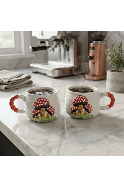 sharp&art Relief Pattern 15 Different Models 2-Piece Mug, Hand-Crafted, 2D 36...