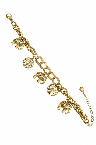 nesdesignn Steel Charm Bracelet