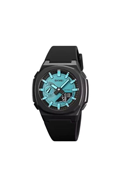 Skmei Ψηφιακό/αναλογικό ρολόι χειρός - - 2091 - Light Blue/Black screen