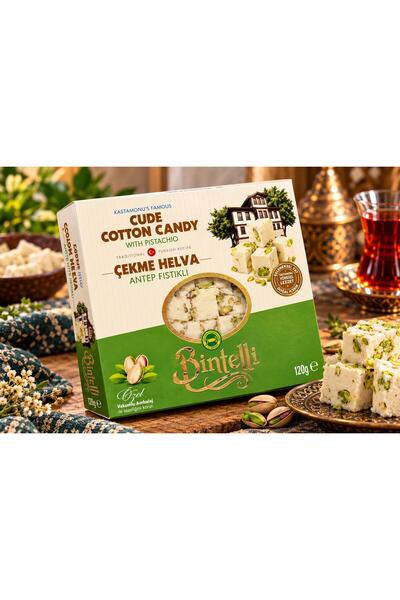 Çekme Helva Bintelli Antep Fıstıklı 120 gr