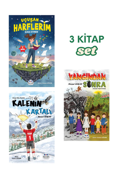 Anonim Yayıncılık Yangından Sonra & Uçuşan Harflerim & Kalenin Kartalı (3 Kit...