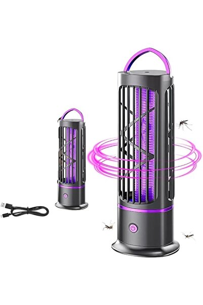Yelajoy Portable Bug Zapper Lamp with UV Light and LED Lighting, Portable Ins...
