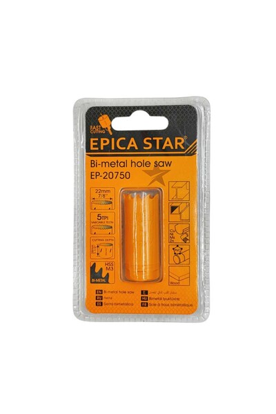 EPICASTAR EPICA STAR ΠΟΤΗΡΟΤΡΥΠΑΝΟ 7/8" 22mm EP-20750