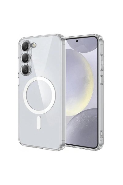 Microsonic TECNO Spark 40 Pro Uyumlu Uyumlu Kılıf MagSafe Clear Sararmaz Şeffaf