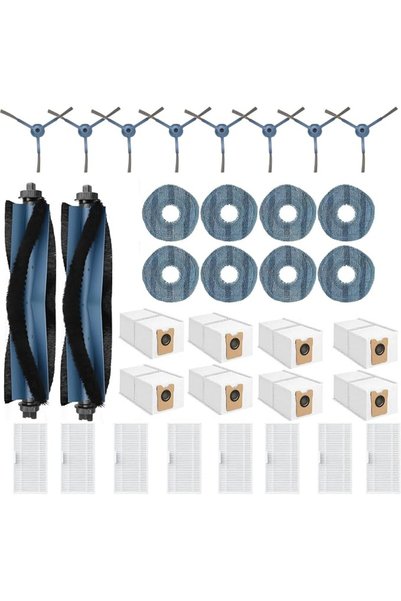 XICEN مجموعة ملحقات مكونة من 21 قطعة متوافقة مع eufy Vacuum Omni C20، تتضمن ق...