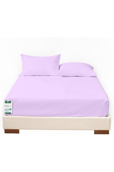 COTTON HOME طقم ملاءات قطنية منزلية من 3 قطع فائقة النعومة باللون الأخضر النع...