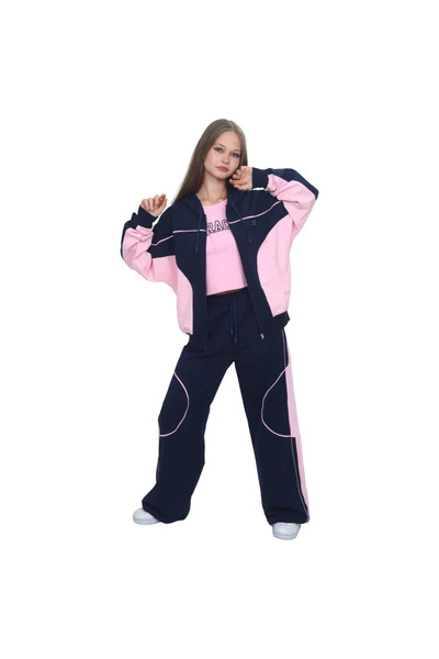 CUBBUX Set de trening sport din 3 piese și set combinat de tricou pentru fete