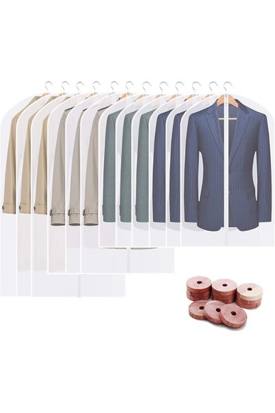 GENERAL Dress Bags for Gowns, 65'' Long Garment Bags for Hanging Clothes, Dre...