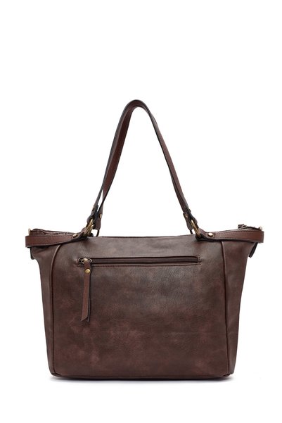 Derimod Women's Brown Long Strap Shoulder Bag Wb100019Sk
