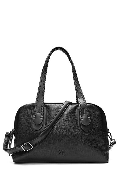 Derimod Women's Black Long Strap Shoulder Bag Wb100016Sf