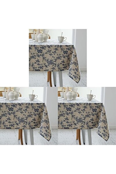 GENERAL Pastoral Rectangle Tablecloth - 60 x 102 Inch - Linen Fabric Table Cl...