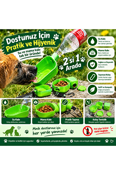 Pet suluk ve mama kabı