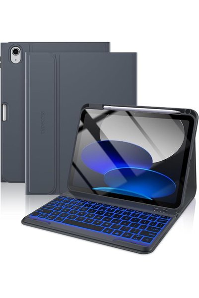 typecase Folio Keyboard Case for iPad A16 11th/10th Gen, Backlit