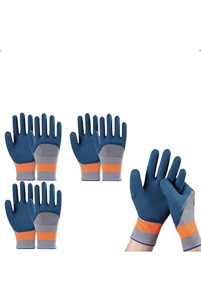 Aputue Heavy Duty Gardening Gloves, 4 Pairs Strong Grip Nitrile Coated Safety...