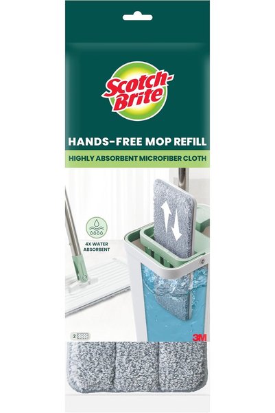 Scotch Brite سكوتش-برايت ™   عبوة إعادة تعبئة الممسحة بدون استخدام اليدين، عب...