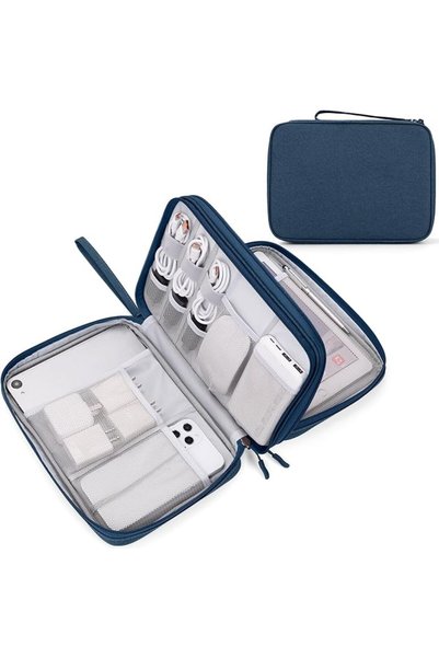 Fyy Electronic Organizer, Travel Cable Organizer Bag Pouch Electronic Accesso...