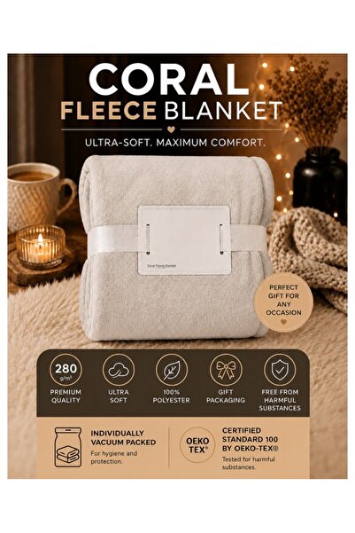 Olima Κουβέρτα φλις unisex, 180 x 130 εκ., - OLCF280