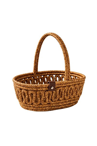 Comfort Craft Tricot Knitted Presentation Basket with Handles (19X7 cm) - Can...