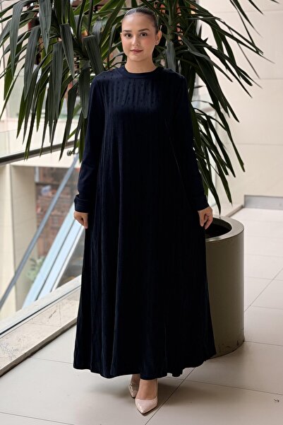 MISS DALIDA Missdalida Mercerized Combination Cupra Dress with Sleeves