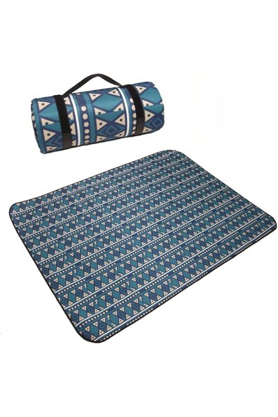 POSICHE Beach Blanket Extra Large Waterproof Picnic Mat for Camping, Hiking, ...