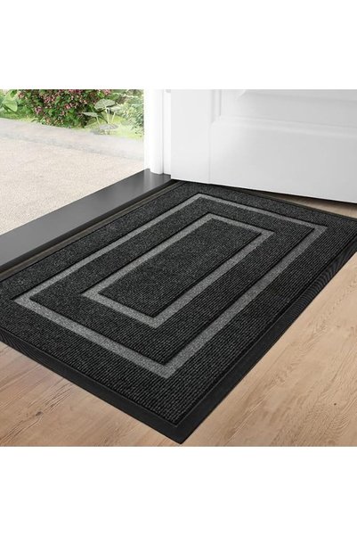 HOOKOR Doormat,Super Absorbent Moistureproof Door Mat,24 * 36in Non Slip Rubb...