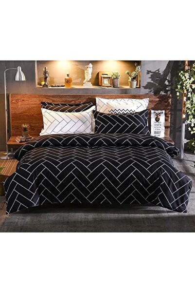 GOLDEN HOME طقم أغطية سرير مقاس كينج/مقاس فردي، غطاء لحاف، غطاء وسادة، 6 قطع،...