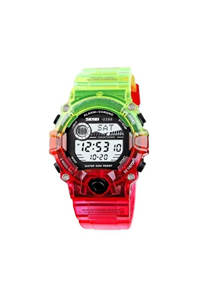 Skmei Ψηφιακό ρολόι χειρός - - 2288 - Green/Red