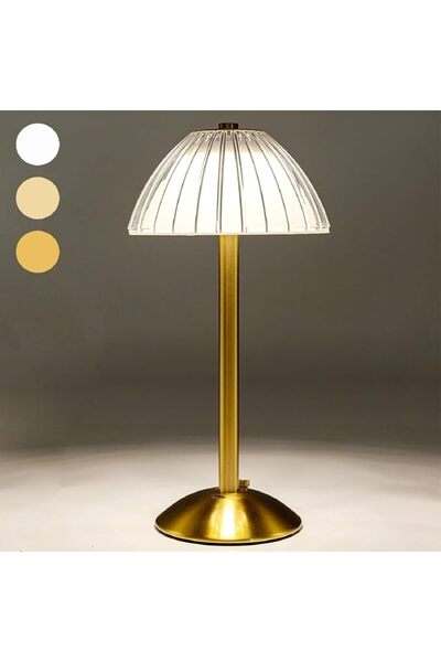 GENERAL HEQET Cordless Table Lamps for Home,Table,Dining Room, Gold Rechargea...