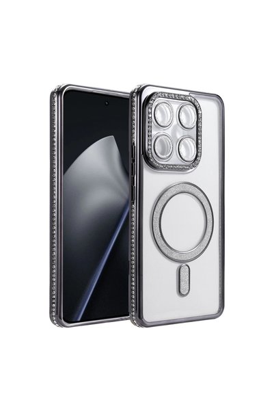 FMA Xiaomi mi 15t pro joke glitter magnetic safe case - black