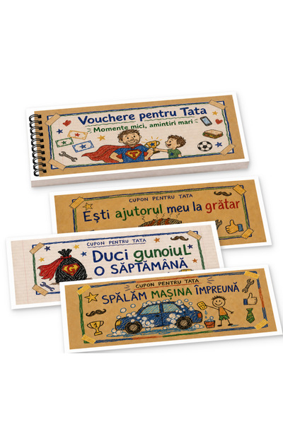 Legendary Gifts Set 50 de vouchere pentru tata