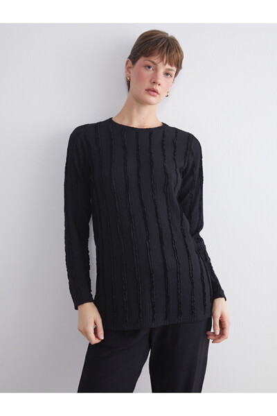 LC Waikiki Crew Neck Structured Tunic for Women
