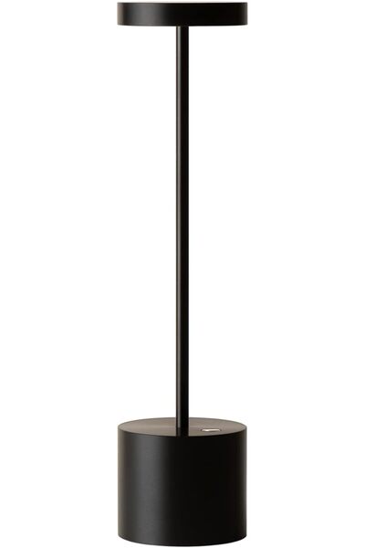 GENERAL Wireless Rechargeable LED Table Lamp, 13 Inch 6000mAh USB Metal Dimma...