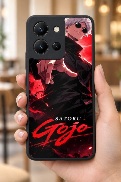 BGAKSESUAR حافظة مقاومة للصدمات متوافقة مع Vivo Y36 ونمط Gojo مع حماية للكاميرا