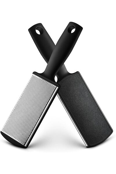 Bukela Foot File Foot Scrubber Pedicure, Stainless Steel Callus Remover for Feet, Professional Foot