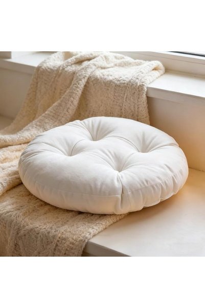 NIUBIER Meditation Floor Pillow, Large Round Floor Pillows for Adults, Flexib...