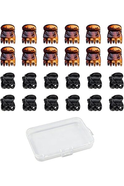 GENERAL Mini Hair Claw Clips for Girls and Women, 24 Pcs Small Claw Clips - H...